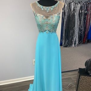 A line prom dress